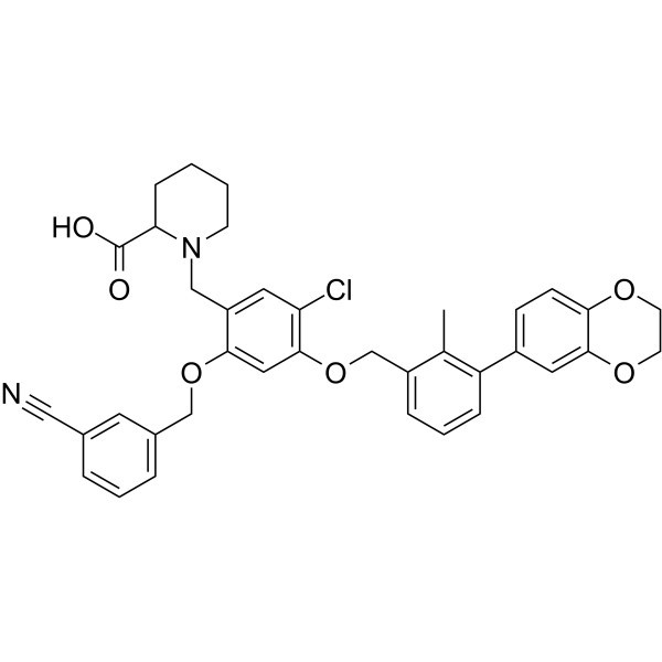 BMS-1166-N-piperidine-COOH CAS-nr.:2447066-00-2