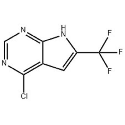4-chloor-6-(trifluormethyl)-7H-pyrrolo[2,3-d]pyrimidine CAS-nr.: 1830312-37-2